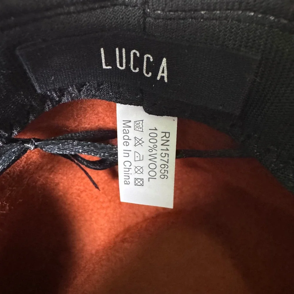 Lucca Couture Western Wool Hat Women's One Size Adjustable Hat